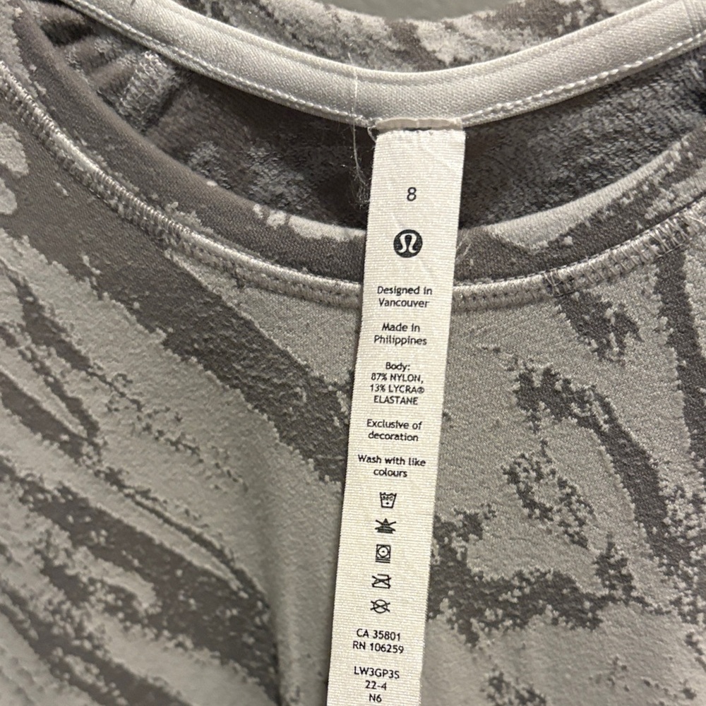 Lululemon Athletica Gray Abstract Sweatshirt - Picture 5 of 5
